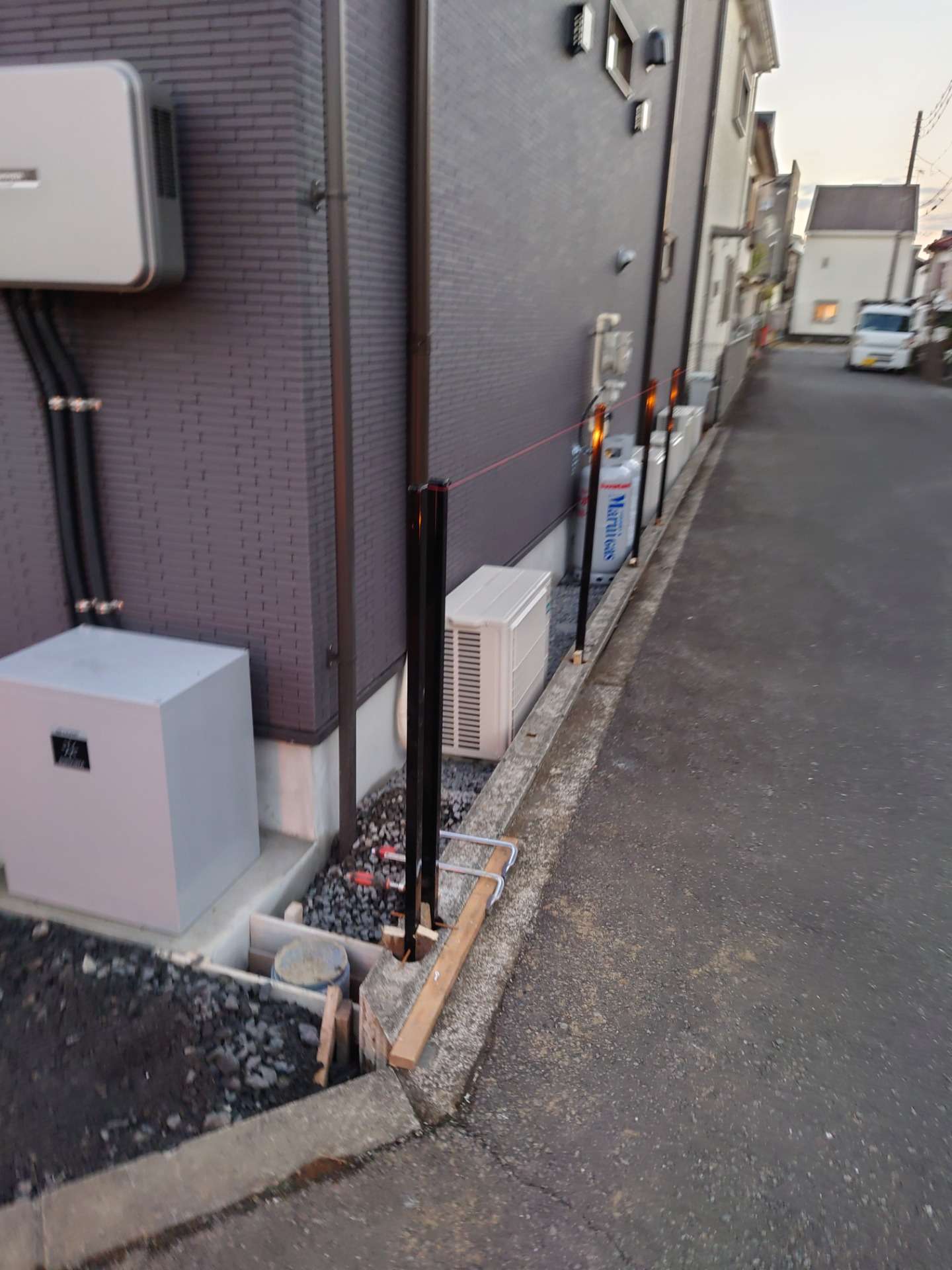 本日は、神奈川県厚木市三田で外構工事を行いました❕☺