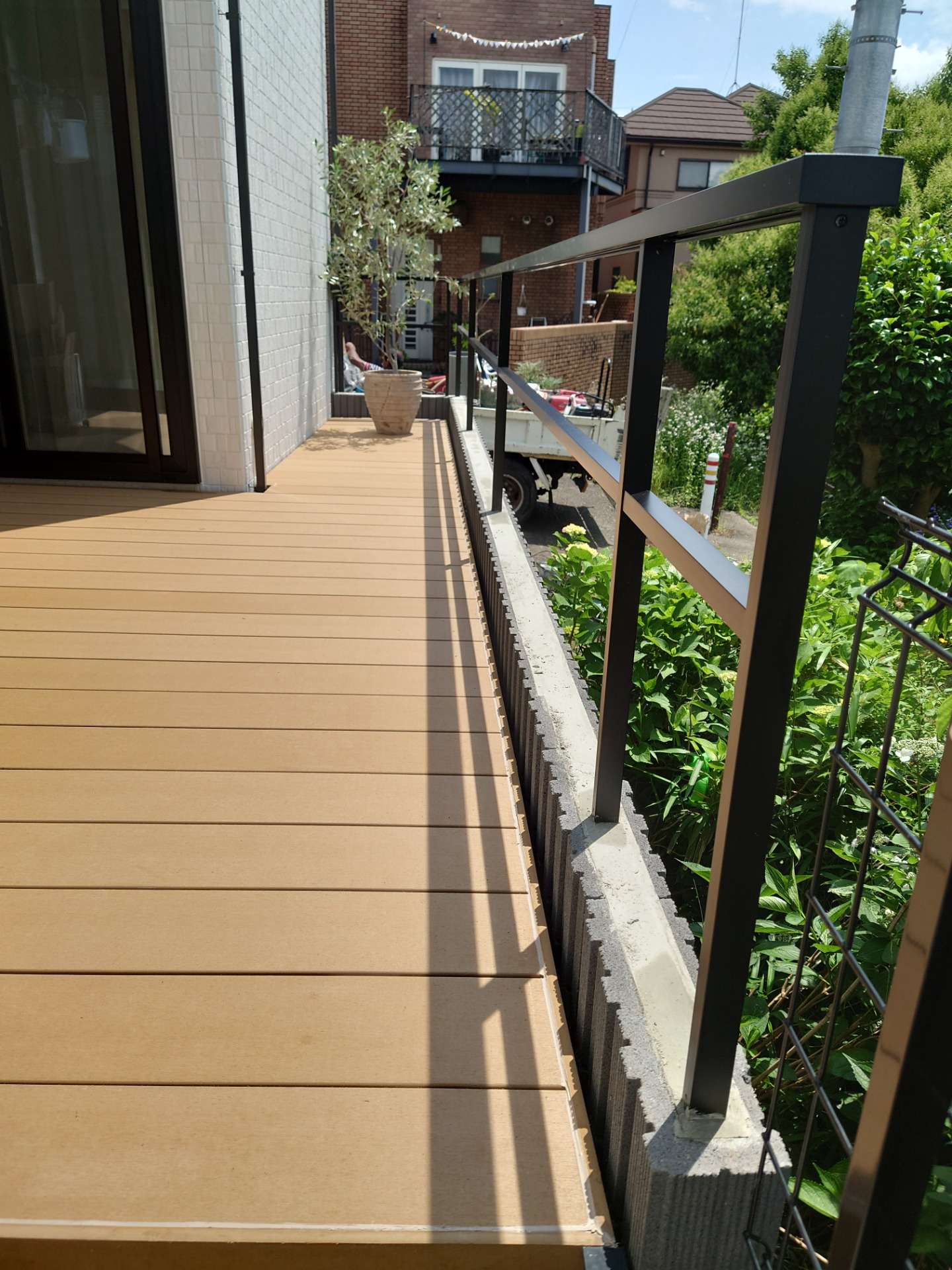 ウッドデッキ完成しました!☺